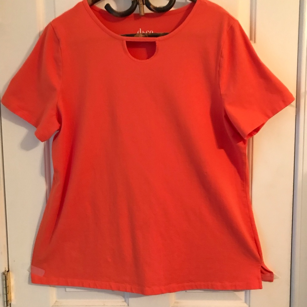 Denim & Co XL Keyhole Tunic.